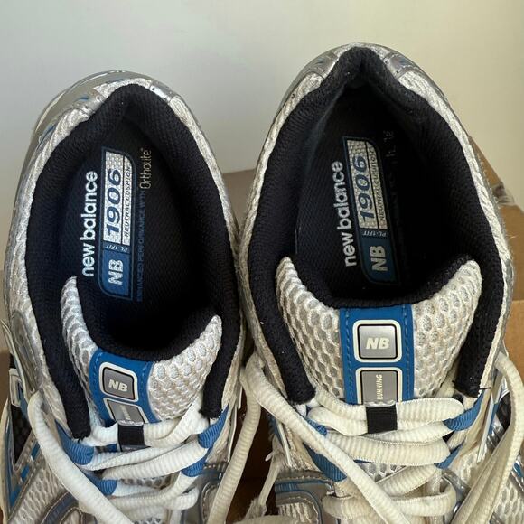 New Balance 1906 R Silver Metallic/Blue Men Sneakers - SZ  7 D- W 8.5 main image 11